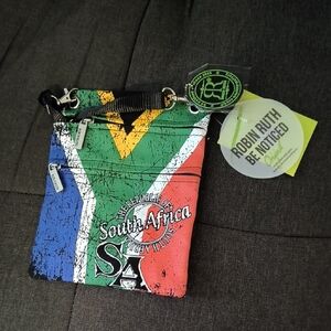 NWT Robin Ruth | South Africa Crossbody Bag - Red, Blue, Green